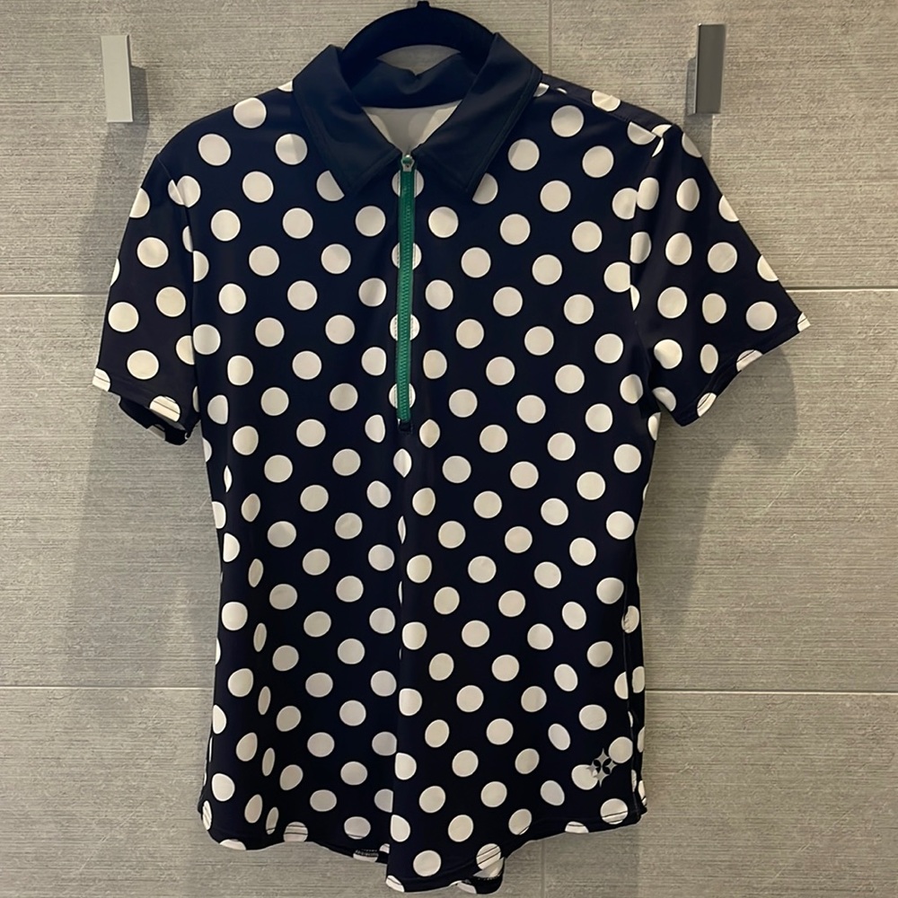 Jofit polka dot golf shirt